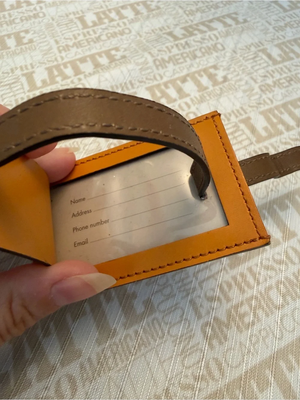 Gucci Leather Horse Luggage Tag - Picture 3 of 6